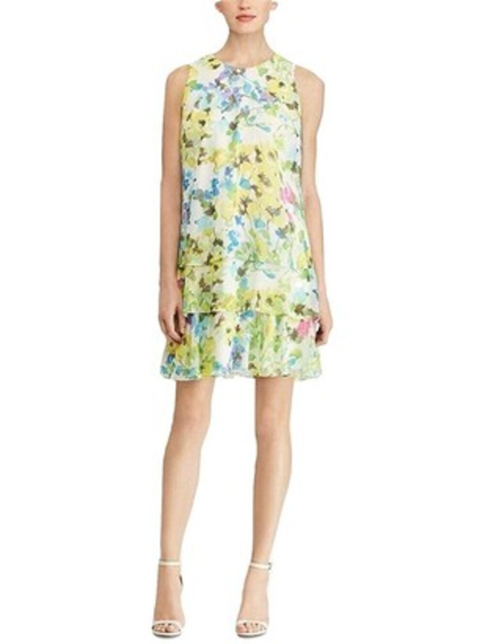 American Living Womens Floral Print Shift Dress Size 2
